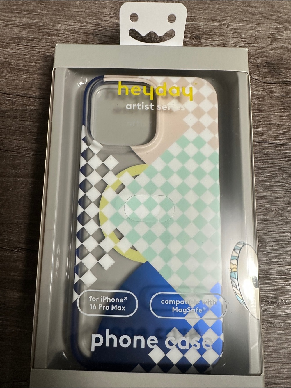 heyday Artist Series Checkered Multicolor Phone Case for iPhone 16 Pro Max
